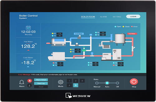 WEINVIEW Interfaz cMT2167X (cMT3160X) Dureza 7H