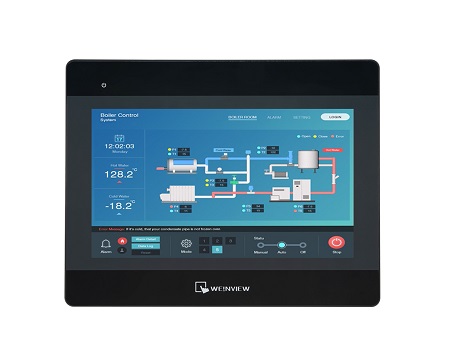 El sistema de refrigeración sin ventilador con pantalla táctil WEINVIEW MT8106iQ