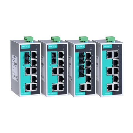 MOXA EDS-208A serie conmutadores industriales de 8 puertos Ethernet