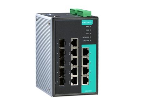 Conmutación de Ethernet MOXA Puerto EDS-G509-T 9G