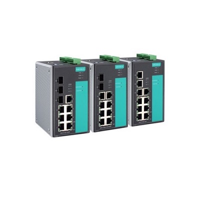 MOXA Conmutador Ethernet industrial EDS-510A-3GT-T nivel IP30