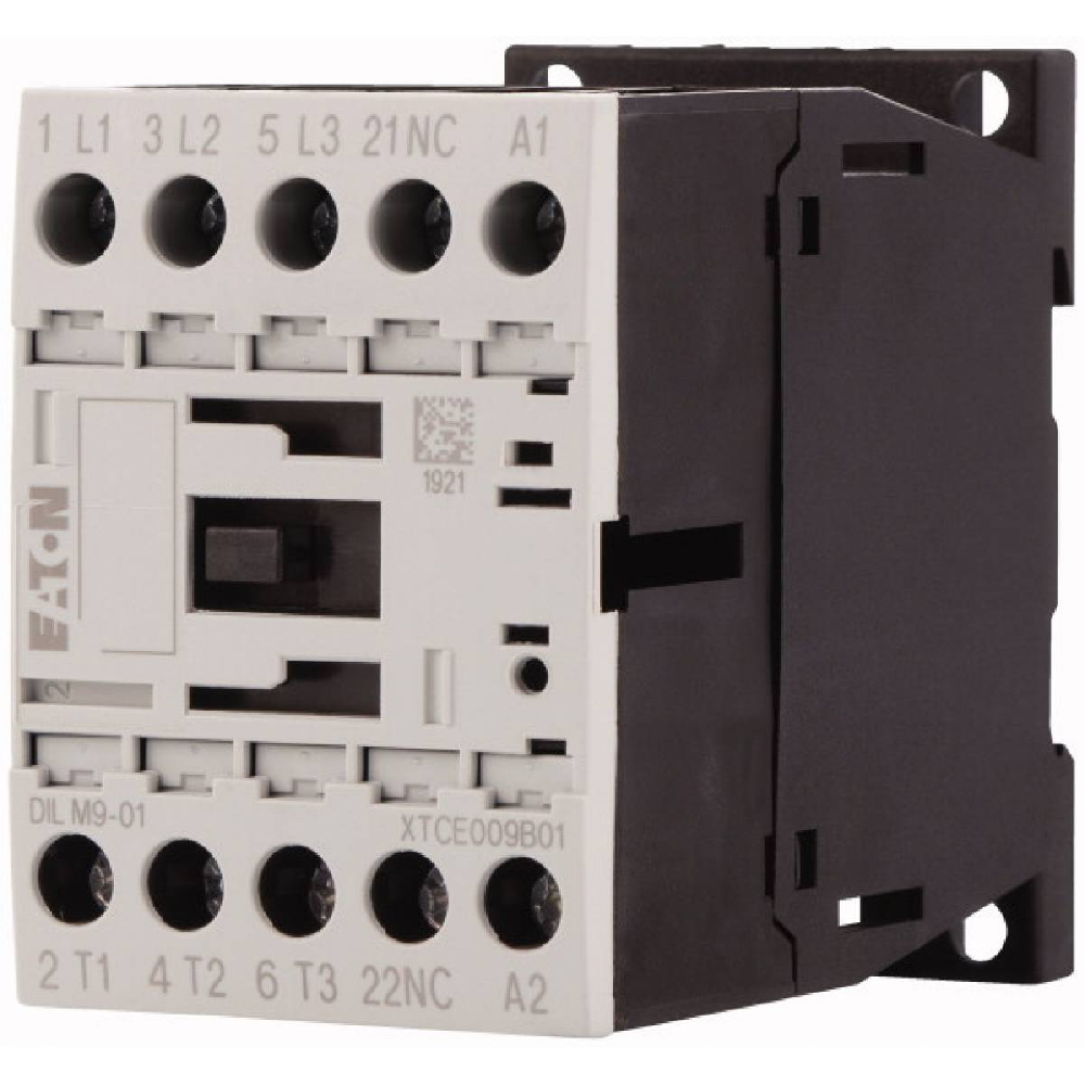 Eaton DILM9-01 (230V50Hz, 240V60Hz) Contactor de alimentación de CA industrial de 3 polos
