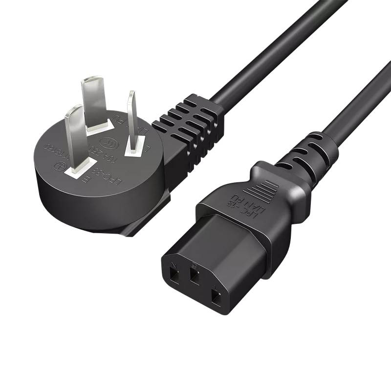 Cable y cordón de alimentación de CA industrial HIKROBOT de 0,8 m GB Open a C13