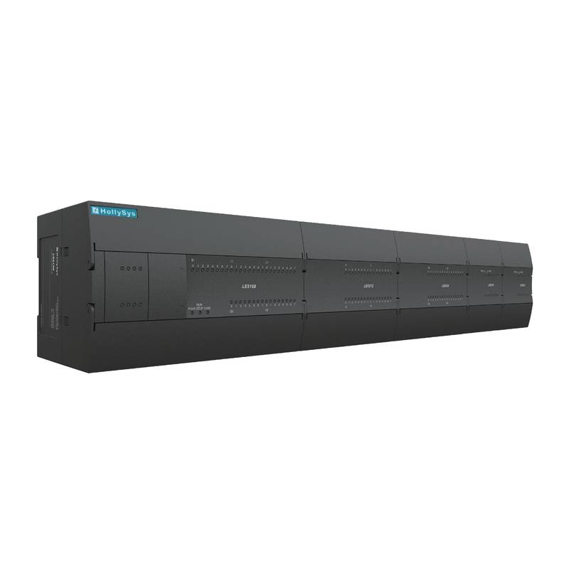 Hardware del PLC compacto HollySys LE con sistema de E/S de 20 módulos